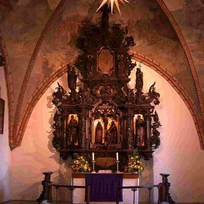 Altar der Sankt-Nicolai-Kirche von Hans Gudewerdt dem Jüngeren